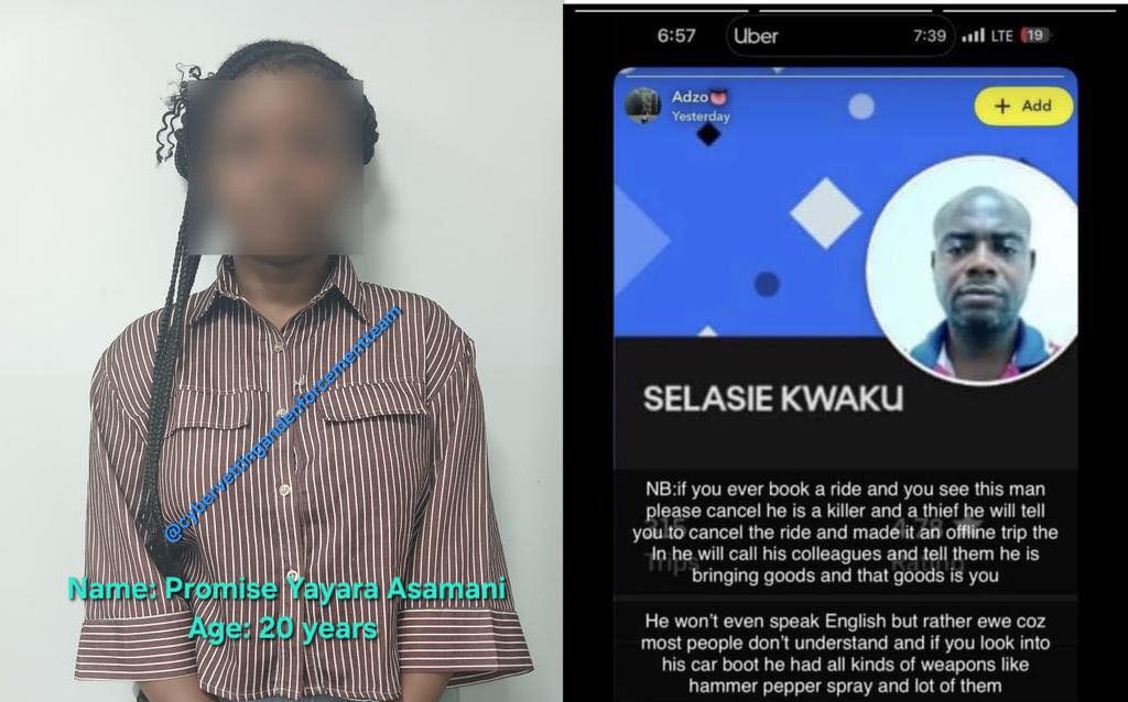 20-year-old granted GH¢100k bail over viral ‘murderer’ claim against Uber driver