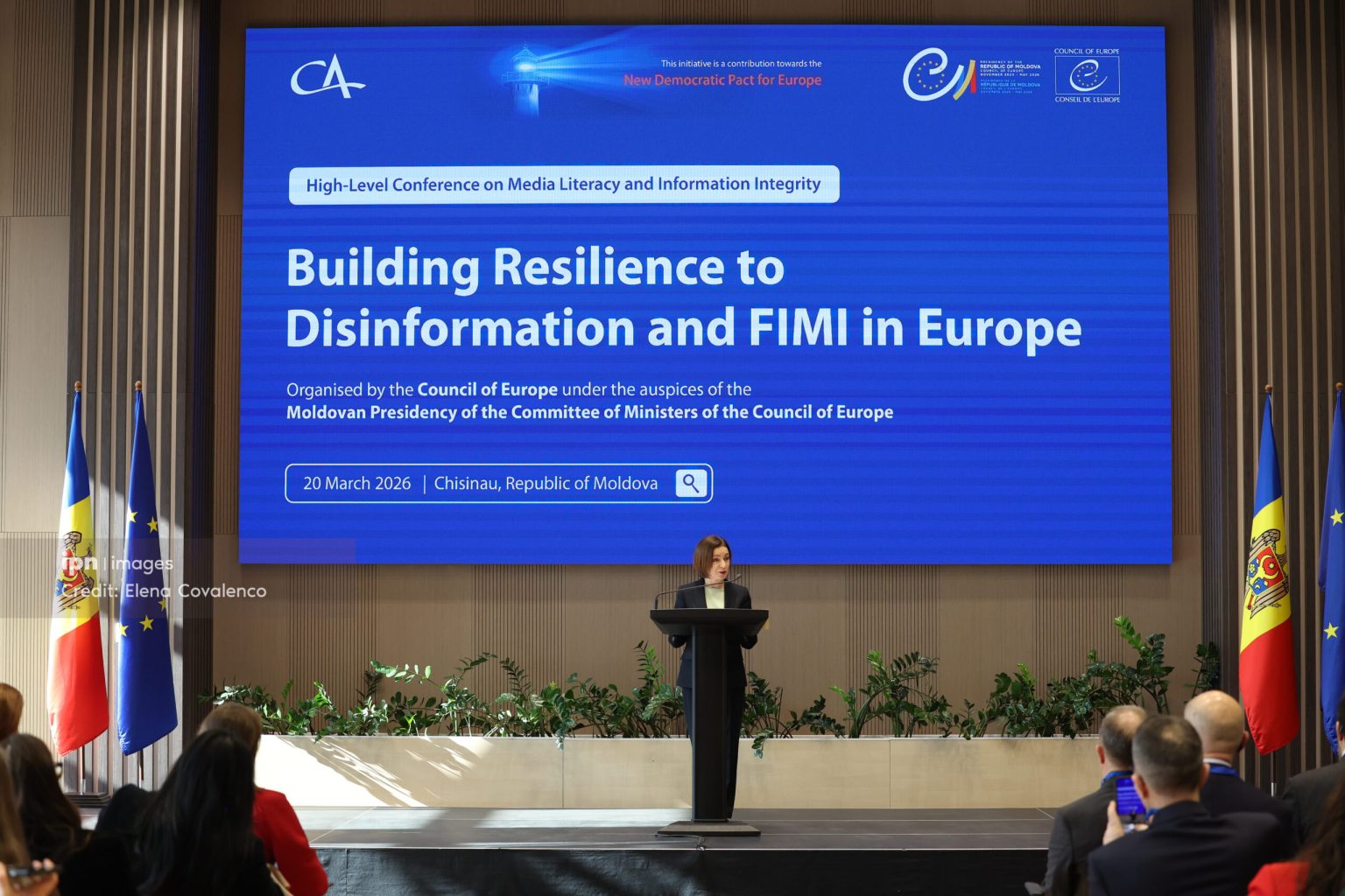Maia Sandu: Combating disinformation requires social resilience and protection of values