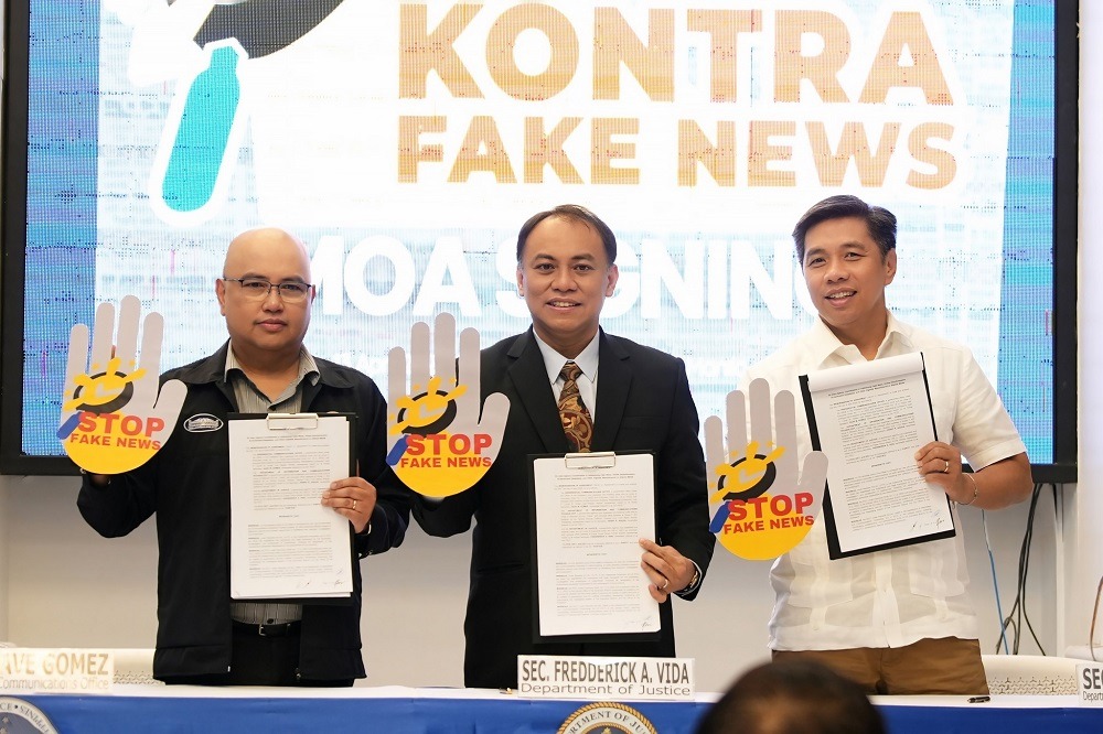 DICT, PCO, DOJ formalize ‘Oplan Kontra Fake News’ amid rising deepfake threats