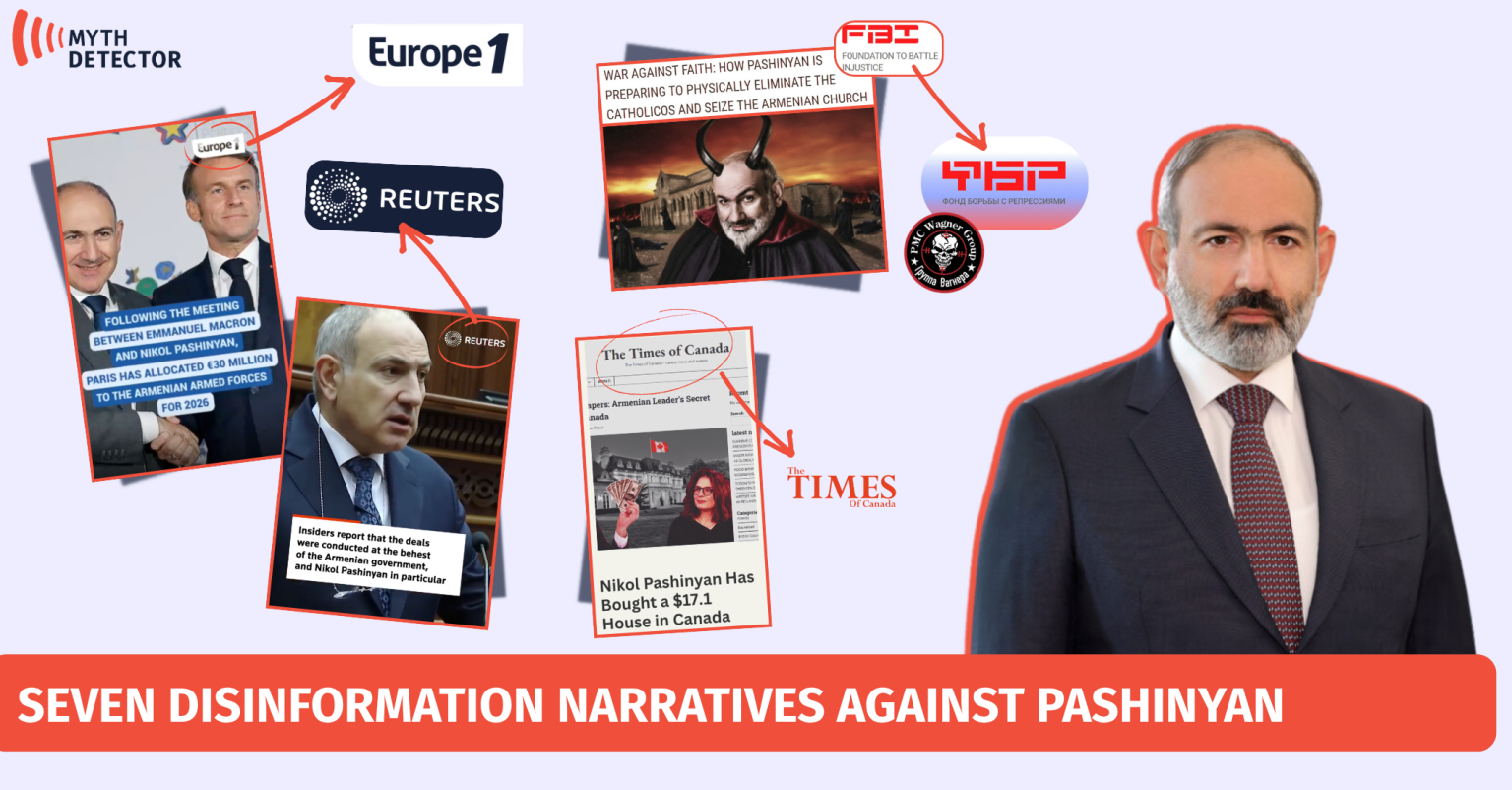 Seven Disinformation Narratives Against Pashinyan