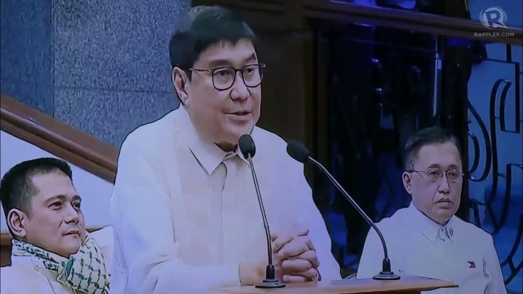 WATCH: Senator Raffy Tulfo teaches Senator Imee Marcos how to make a proper, evidence-backed exposé, after she presented what Tulfo called a “fake news” video presentation aimed at minority senators during the plenary session on May 25, 2026 – facebook.com