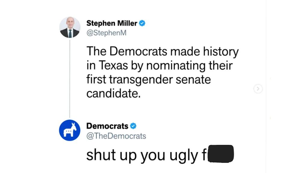 Internet piles on Stephen Miller after false tweet about James Talarico backfires big time