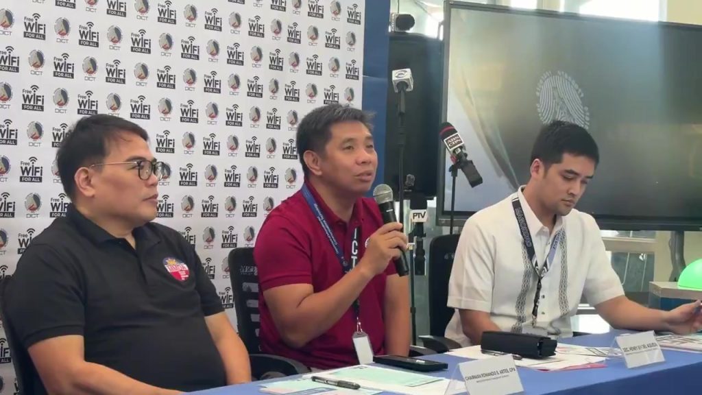 WATCH: DICT Secretary Henry Aguda said the agency has identified 5 persons of interest who allegedly posted false information on social media with remarks that incited violence following the shooting incident at the Senate on Wednesday night. | via Andrea Taguines, ABS-CBN News