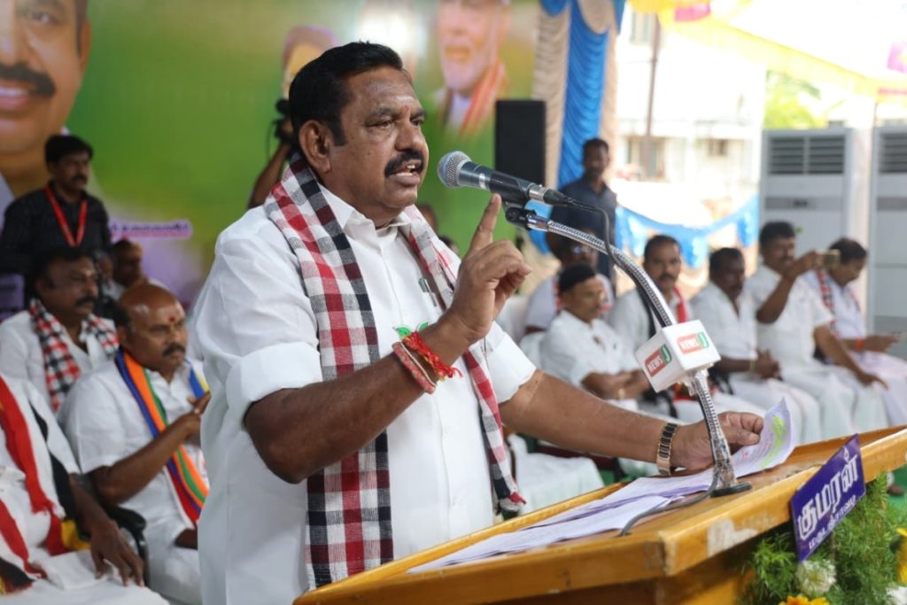 EPS dismisses DMK-AIADMK government rumours as ‘false news’, asks cadres to stay united – The South First