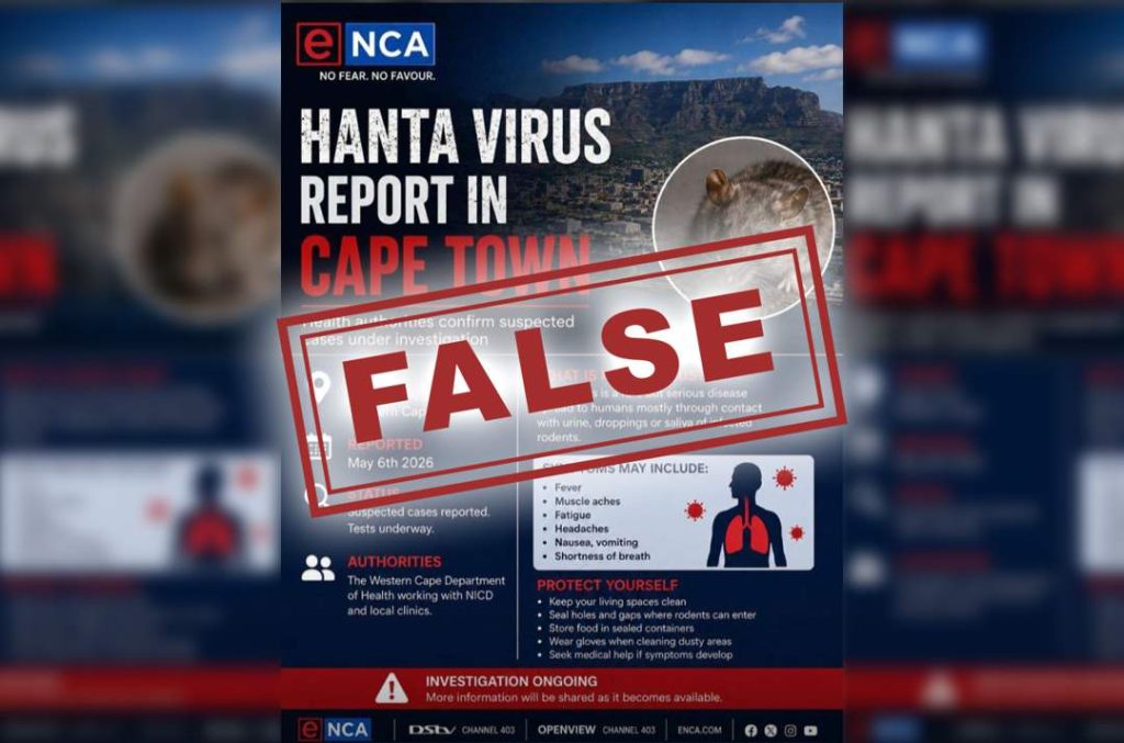 AI hantavirus graphic sparks false fears about local rats