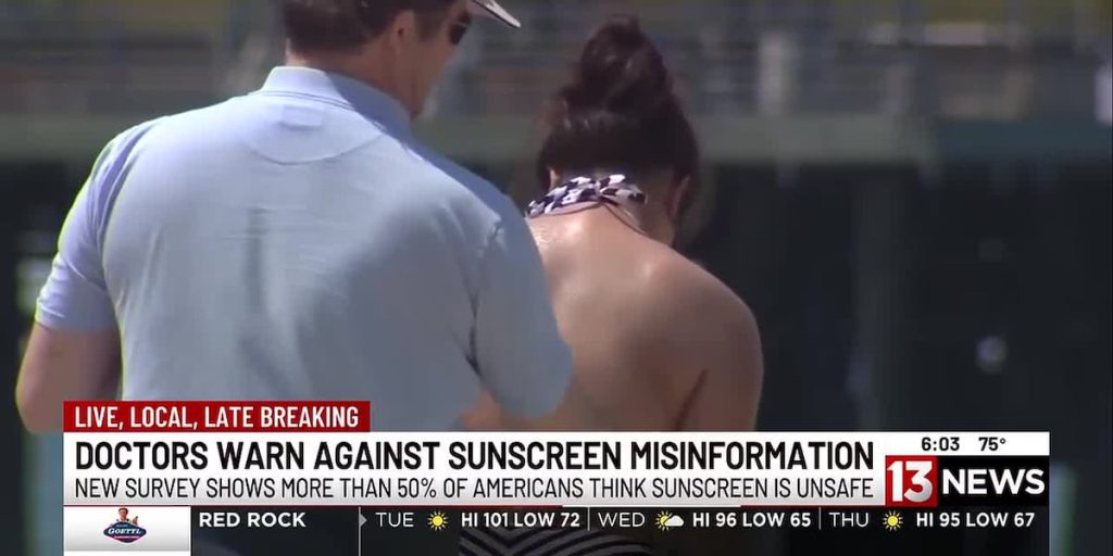 Sunscreen misinformation spreads as dermatologists urge sun protection – KOLD