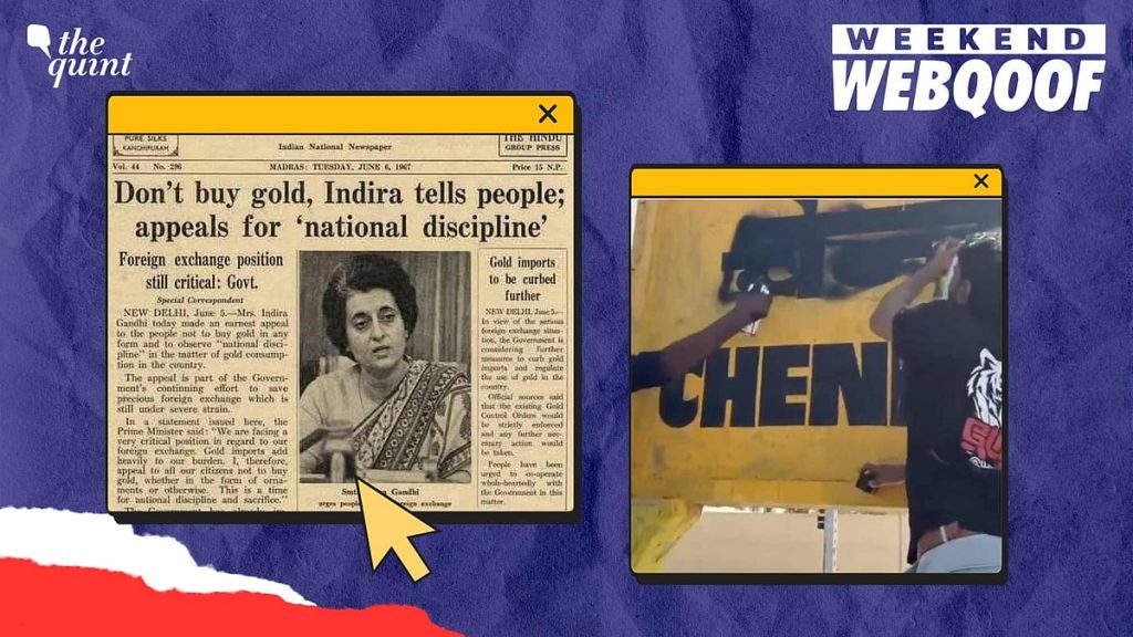 WebQoof Recap: Of Misinformation Around Assembly Polls, Indira Gandhi and More