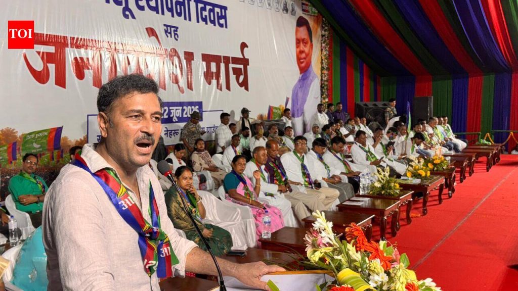 On 40th foundation day, Ajsu-P protests imprisonment of party workers in ‘false’ cases | Ranchi News