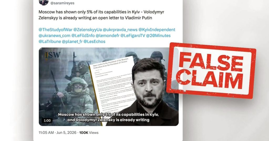 Russian disinformation: Fake news videos target Zelenskyy