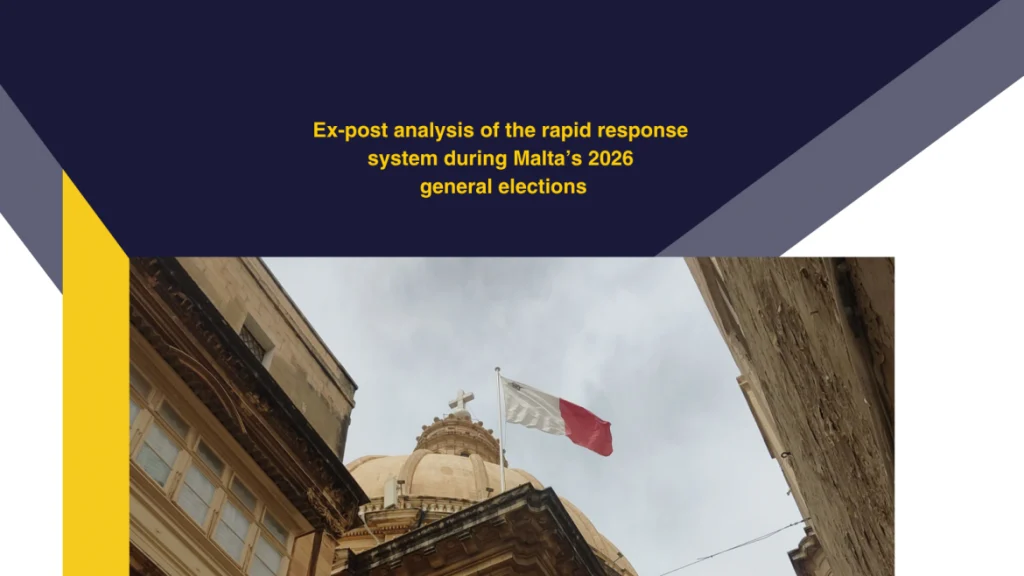 Ex-post analysis of the rapid response system during Malta’s 2026 general elections
