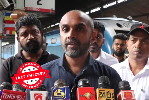 Multiple False Posts Circulated Under Deputy Minister Prasanna’s Name Regarding the Upcountry Railway Line – Fact Crescendo Sri Lanka English