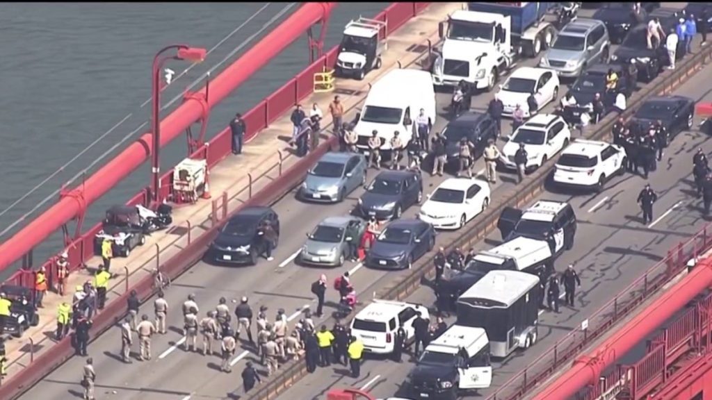 Protesters who shut down Golden Gate Bridge found guilty of false imprisonment – NBC Bay Area