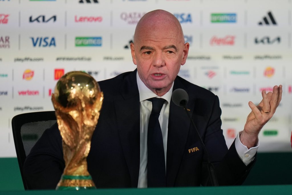 FIFA’s Infantino targets critics he says spread ‘hate and false rumors’ about World Cup