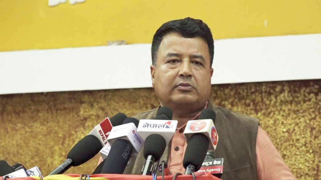 CPN (UML) Secretary Mahesh Basnet Alleges State-Sponsored Misinformation Campaign Against Party Leadership | Ratopati