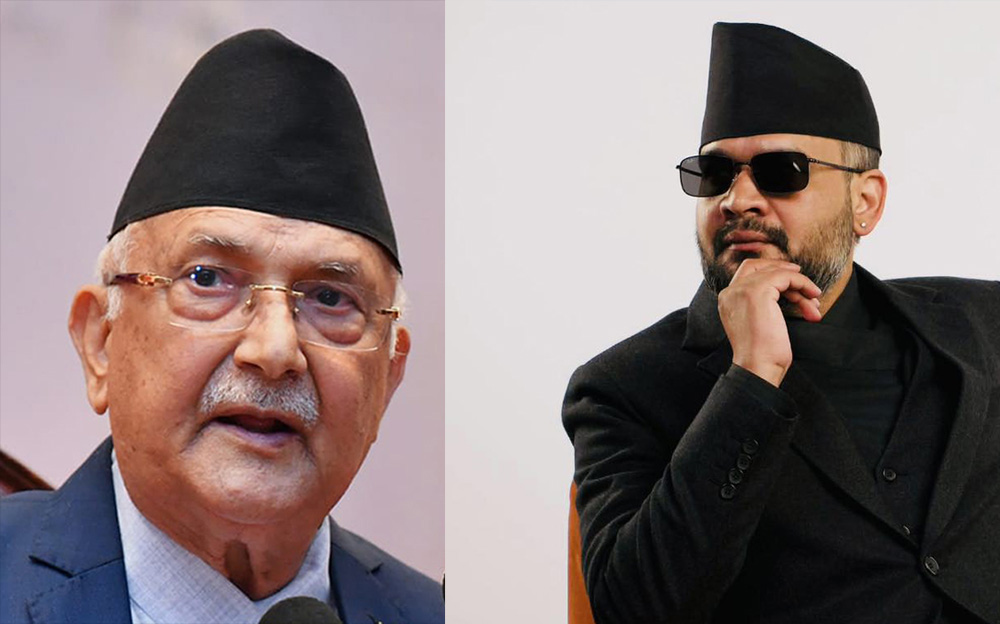 Oli accuses Balendra Shah-led government of spreading misinformation against UML « Khabarhub