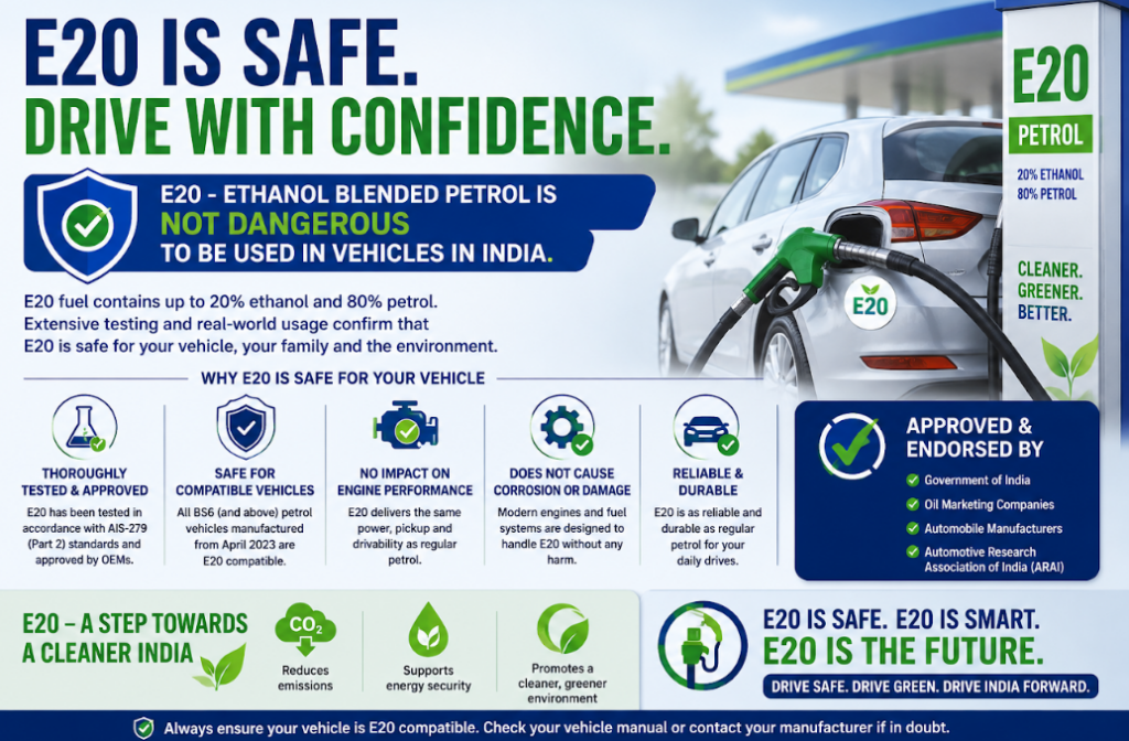 BIEPA Calls Out Social Media Misinformation on E20 Petrol – Motorindia