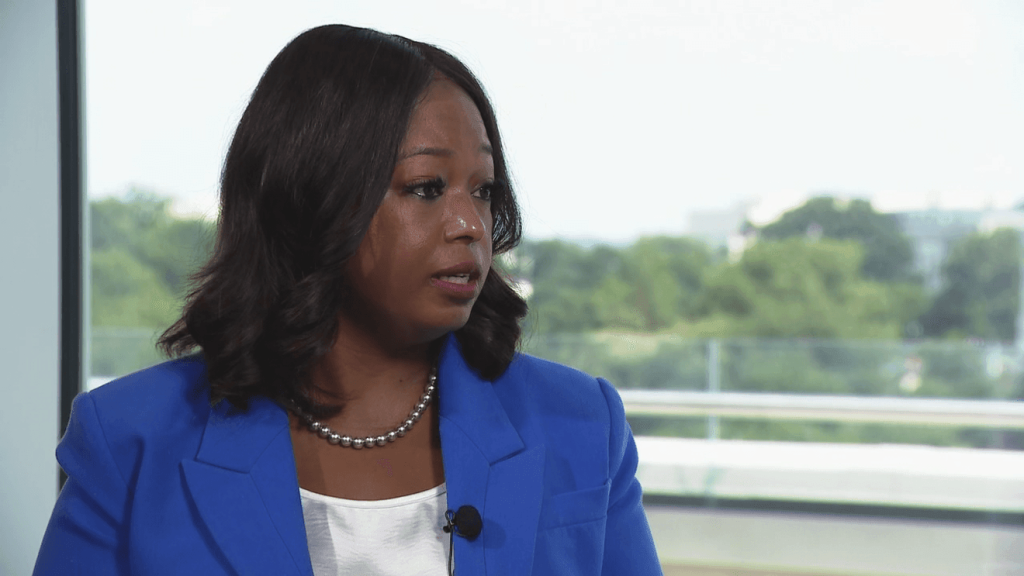Janeese Lewis George pushed on her plans to tackle misinformation in the district