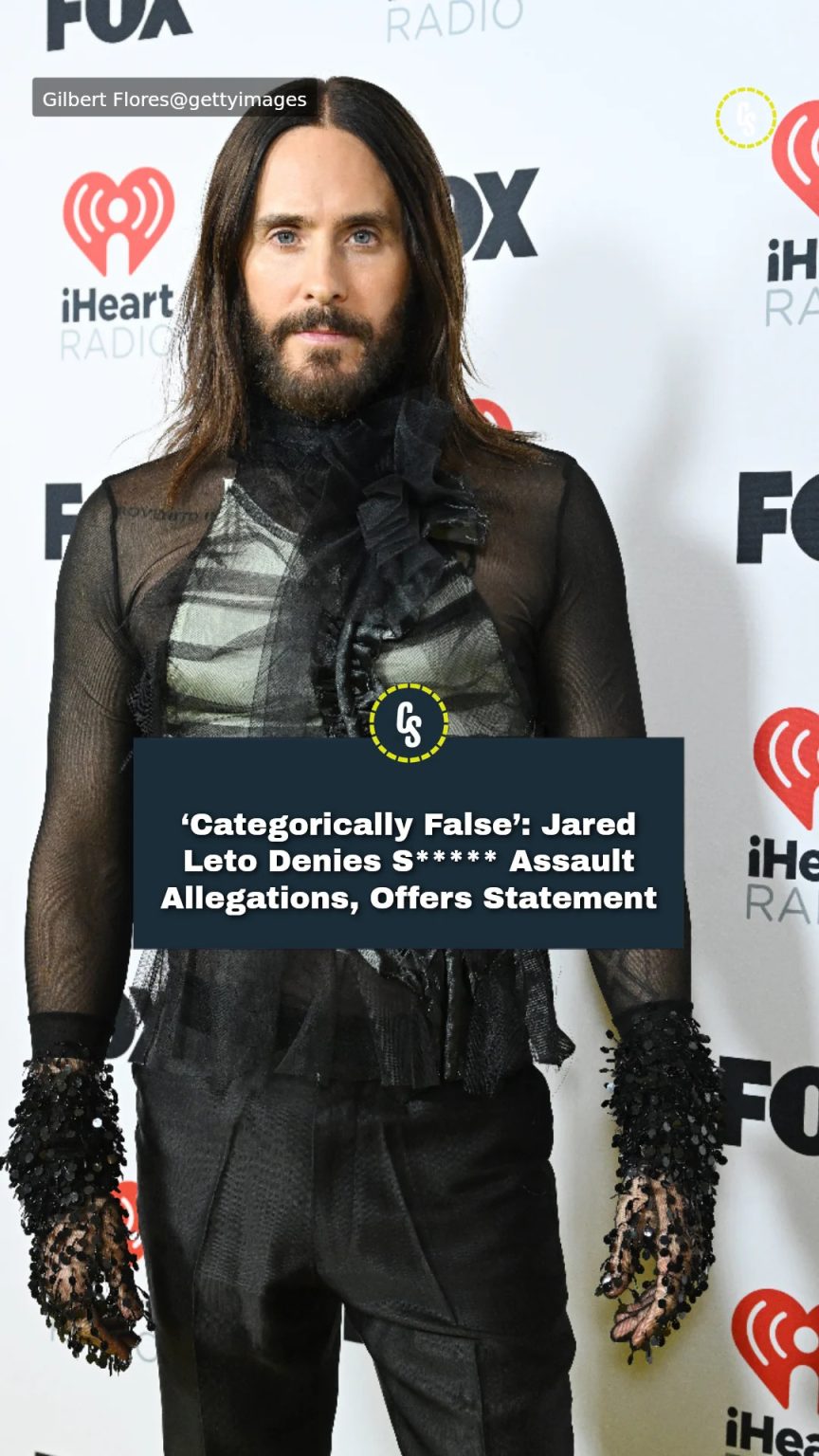 ‘Categorically False’: Jared Leto Denies S***** Assault Allegations, Offers Statement
