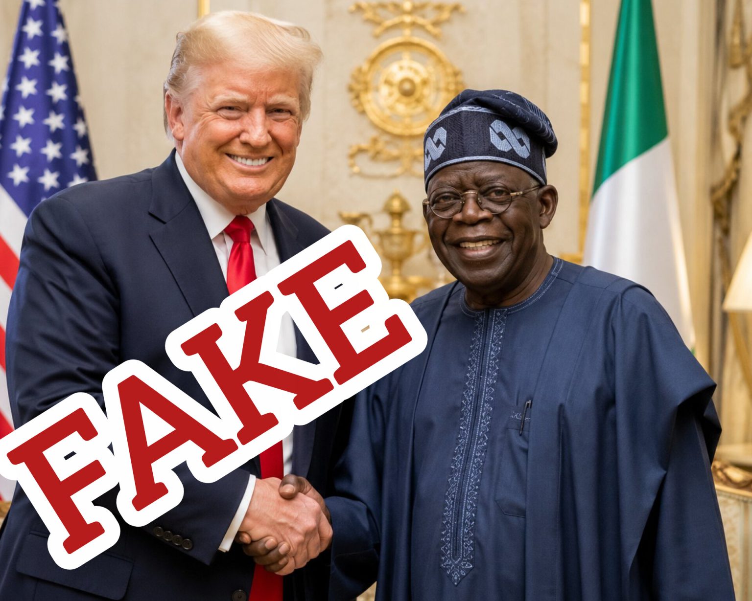 FACT-CHECK: False! US President Trump Had No Official Meeting, Support for Tinubu’s Re-election
