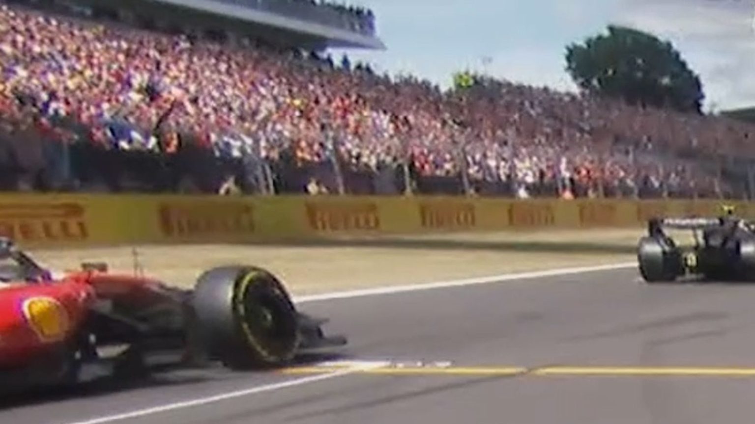 Best angles of Lewis Hamilton's false start at British GP. – Sky Sports