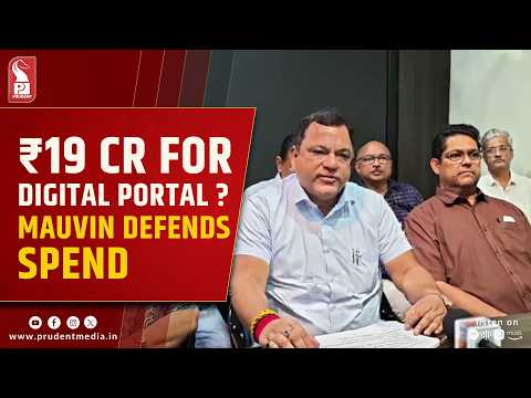 Mauvin Refutes Rs 19 Crore GIDC Scam Allegations, Calls it 'Total Misinformation' – Prudent Media Goa
