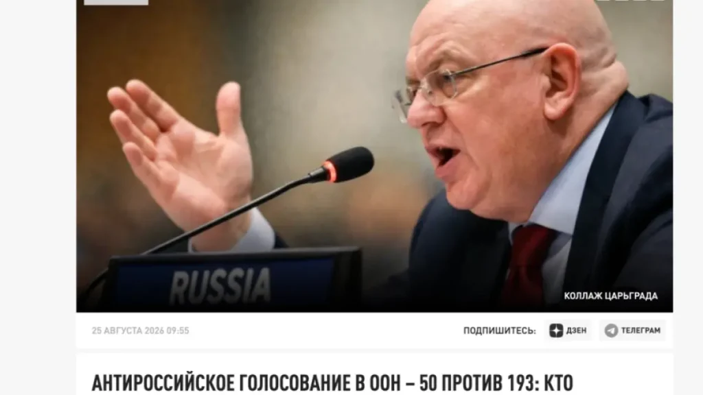 FAKE NEWS: UN refused condemn Russia’s invasion of Ukraine