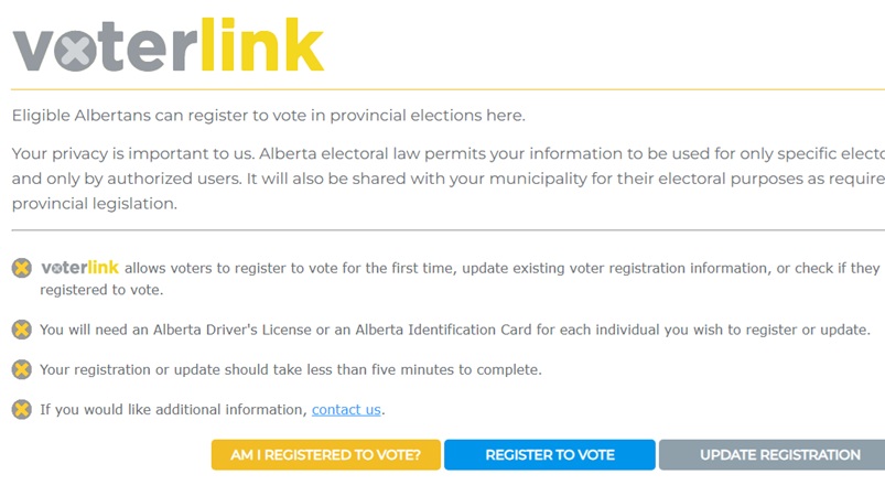 Elections Alberta addresses misinformation about voter registration