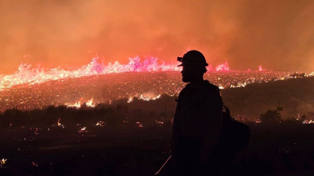 Rocky Canyon Fire grows amid strong winds, false alarm causes confusion