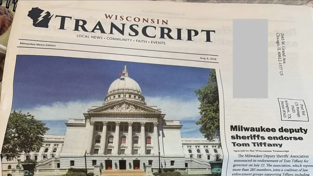 Mysterious ‘Wisconsin Transcript’ mailer spreads misleading claims