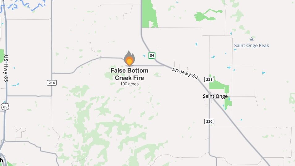 Fire crews respond to False Bottom Creek Fire outside St Onge