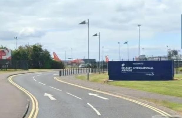 Motorist had false number plates fitted on vehicle before parking at Belfast International Airport