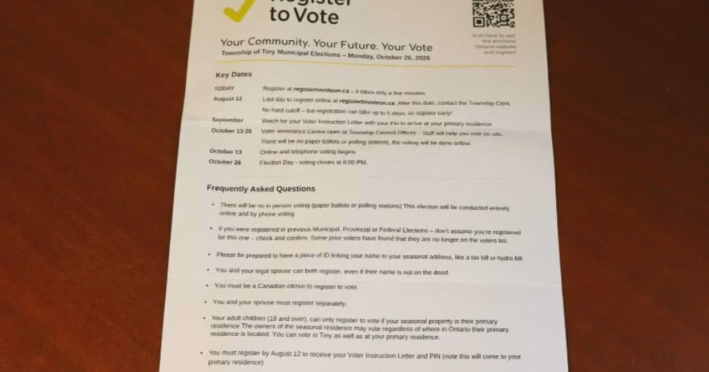 Tiny is under the microscope after mailers with misinformation were sent to people – CTV News