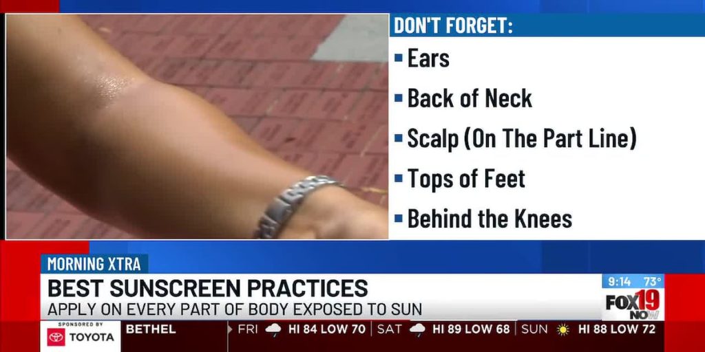 Sunscreen misinformation on social media – FOX19 | Cincinnati