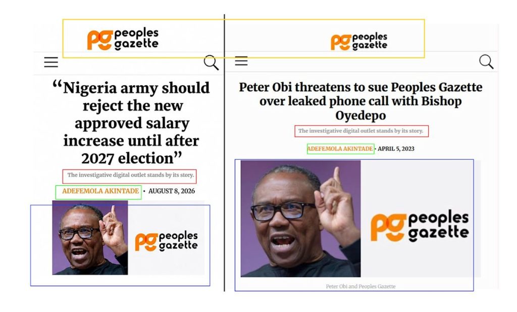 Doctored news banner falsely claims Nigerian opposition leader asked troops to reject pay rise