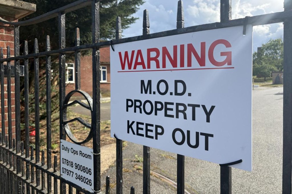 Police dispel ‘misinformation’ surrounding RAF base at centre of asylum protests