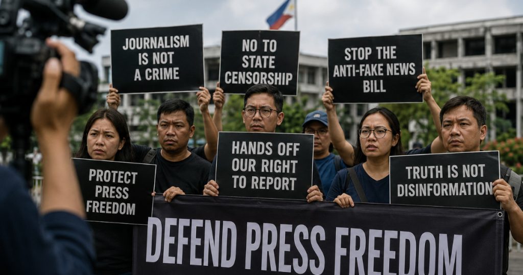 Philippine journalists oppose anti-fake news bill