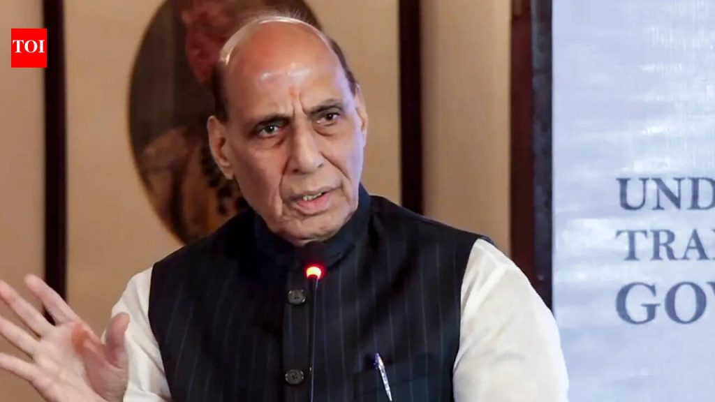 Rajnath: Modi blunted oppn’s ‘false narrative’ with governance | India News