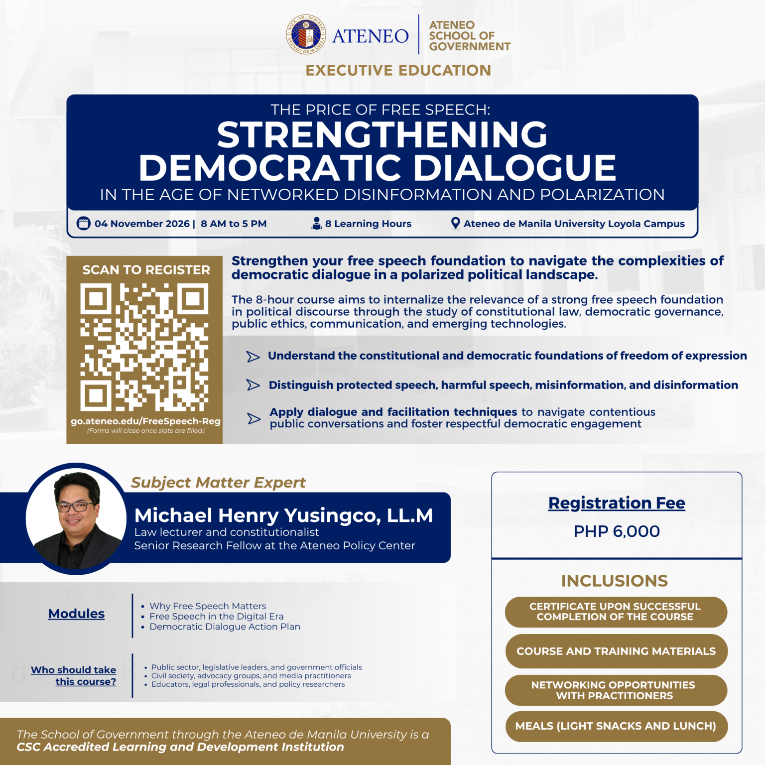 The Price of Free Speech: Strengthening Democratic Dialogue in the Age of Networked Disinformation and Polarization | Events