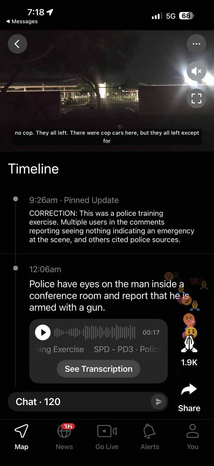 False alarm in Scottsdale as app Citizen reports a false shooting