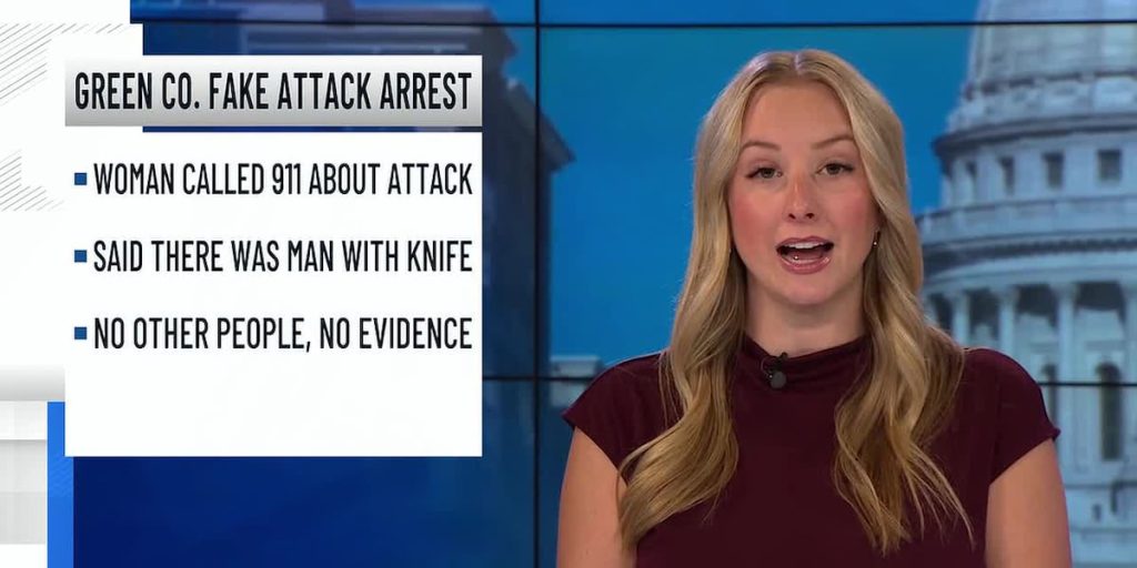 Monroe woman arrested after allegedly staging false attack in state park – WMTV 15 NEWS