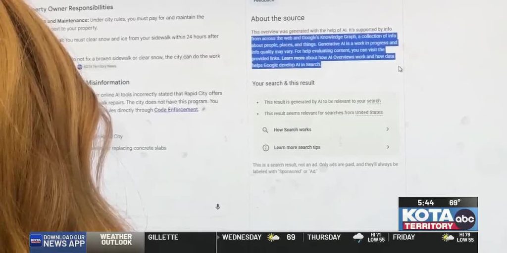 Rapid City officials warn AI search results contain misinformation – kotatv.com