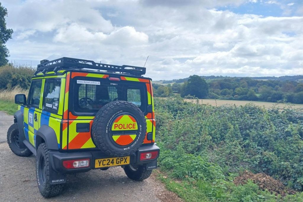 Stolen vehicle found with false plates as wanted man arrested by Dorset Police