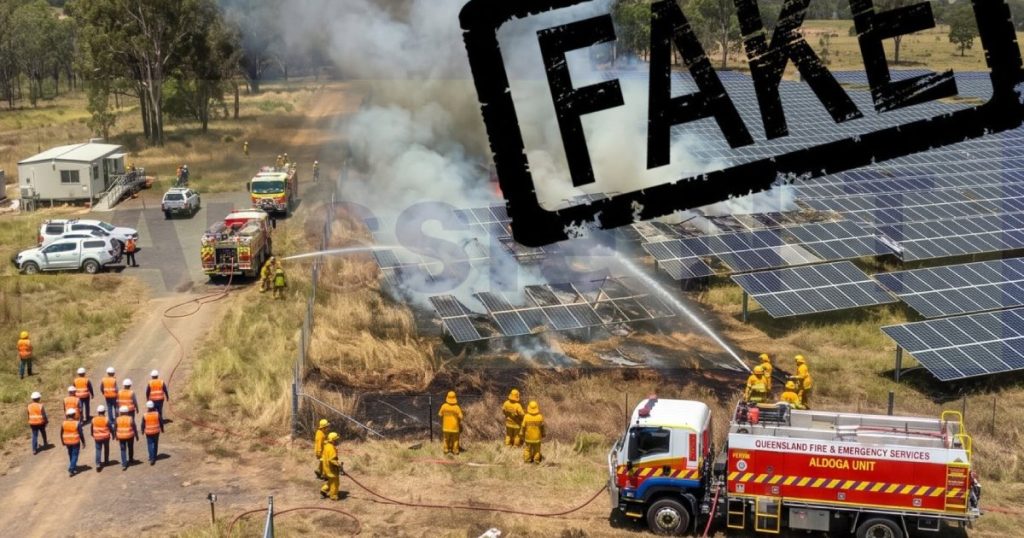 Australian news sensationalised with clickbait AI images
