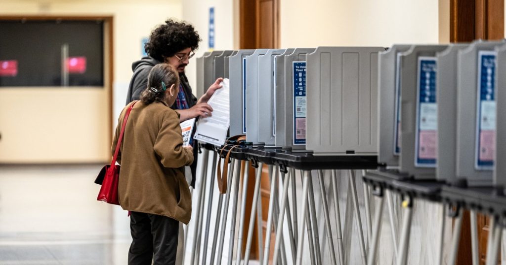 Election officials debunk a persistent false claim about poll workers and ballots – NBC News