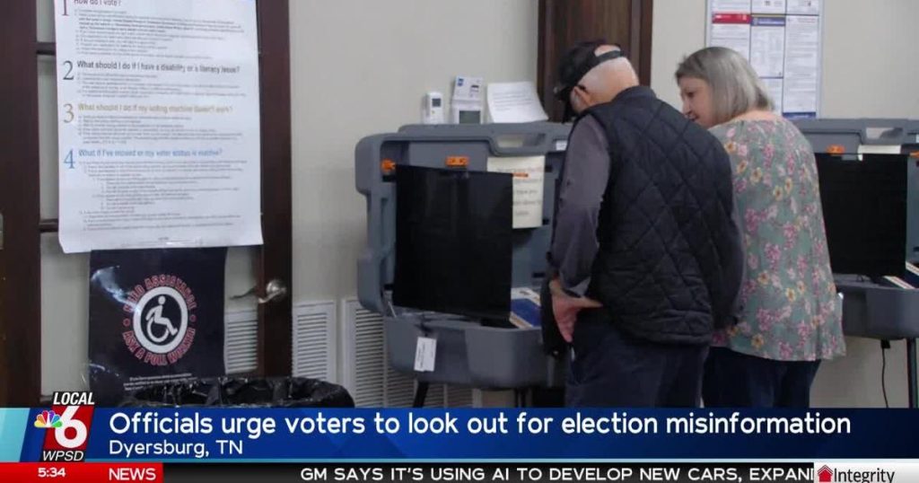 Officials urge voters to look out for election misinformation – WPSD Local 6