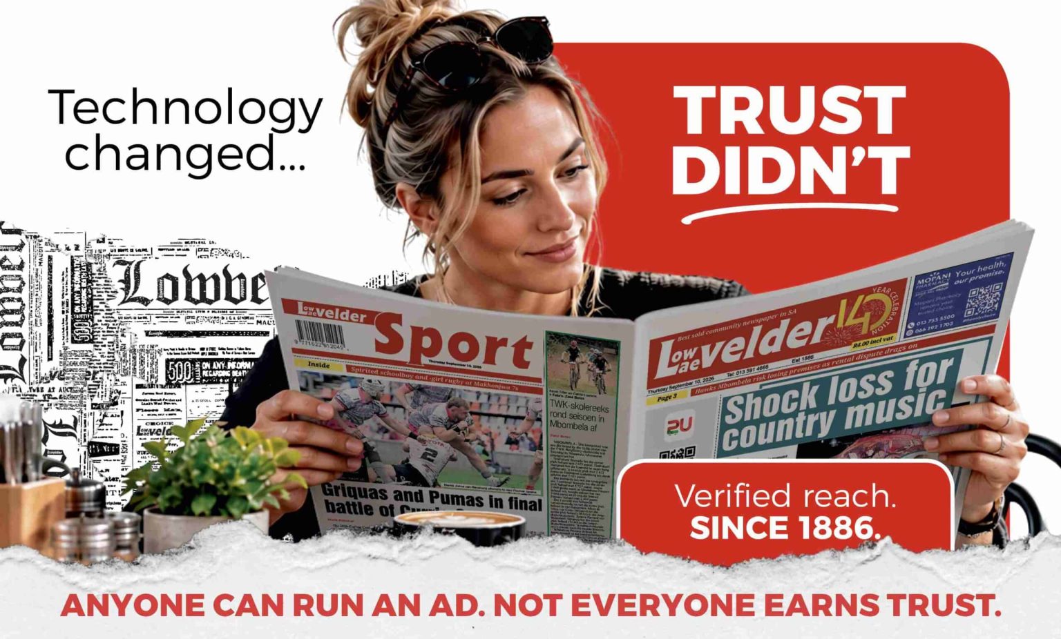Lowvelder, the anchor of truth: 140 years of local trust in an era of misinformation