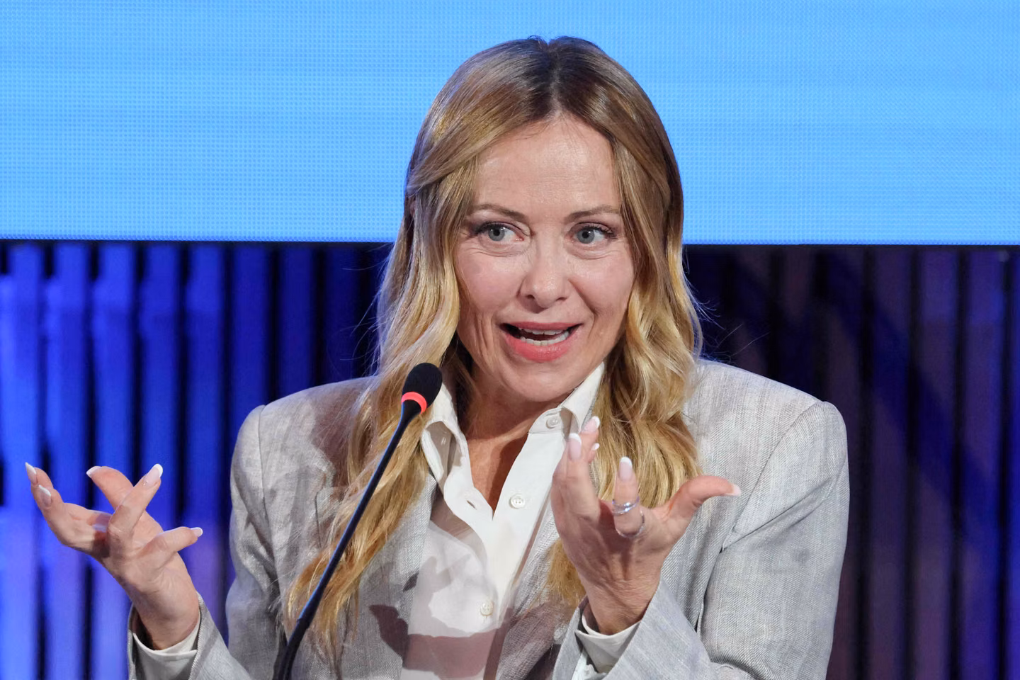 Italy’s Meloni seeks to trademark her voice to fight ‘deepfakes’