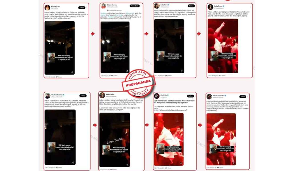 Indian Army flags alleged disinformation campaign over Arunachal Pradesh video