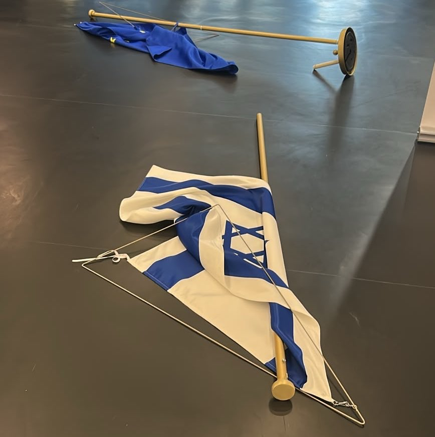 French MEP calls Metsola’s claims ‘factually false’ after knocking down Israeli flag