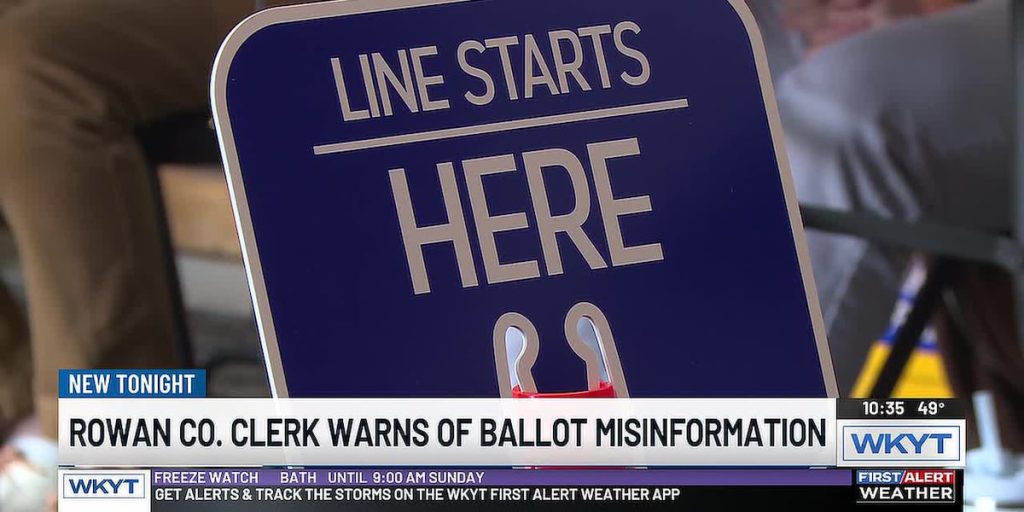 Rowan County Clerk’s Office warns of misinformation ahead of Nov. 3 election – WKYT